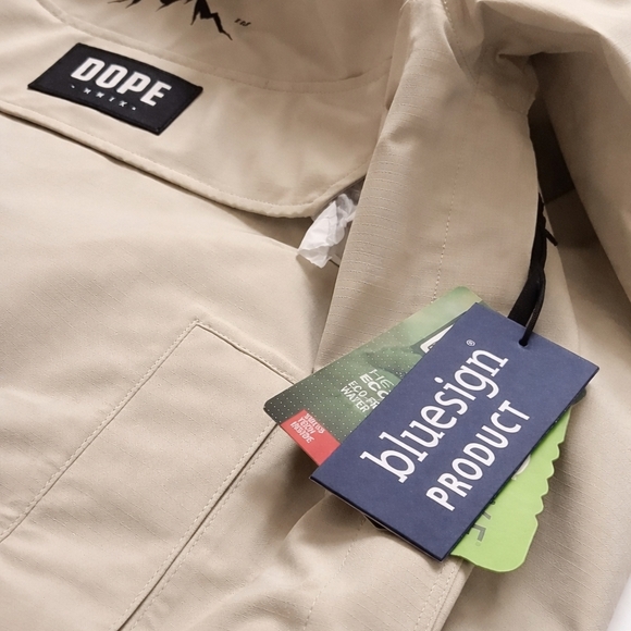 Dope Snow Blizzard W Ski Jacket Women Sand Size Medium NWT - Picture 9 of 9